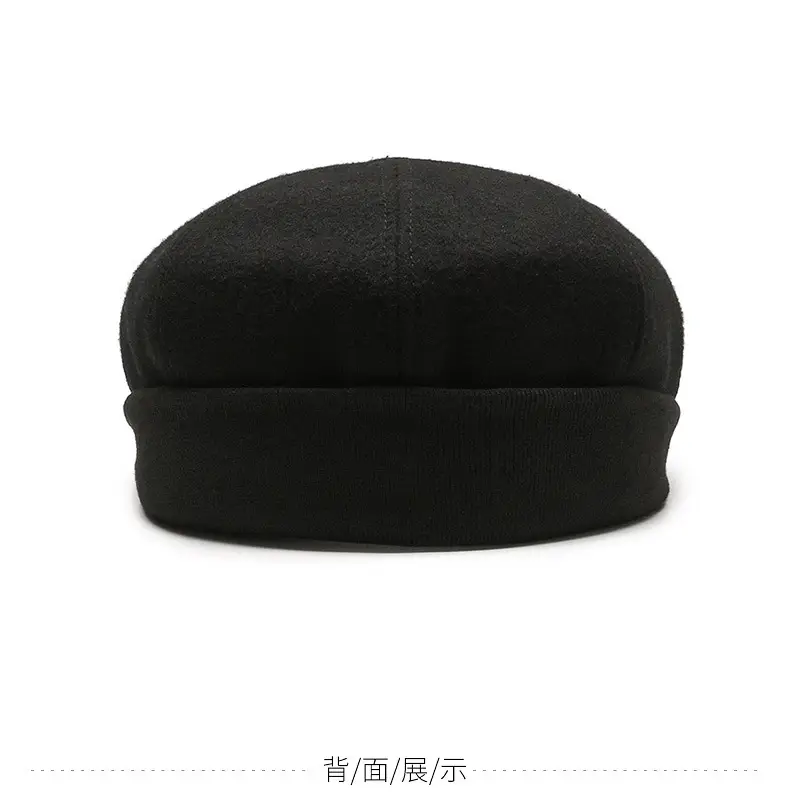 Men Winter Cap Hat Warm Ear Protection Monochrome — feature 10