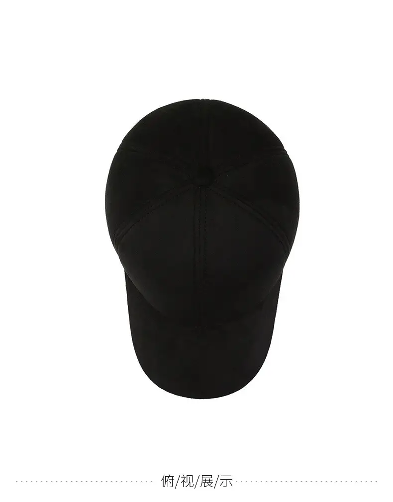 Men's Dark Grey Deerskin Beanie with Ear Protection — feature 10