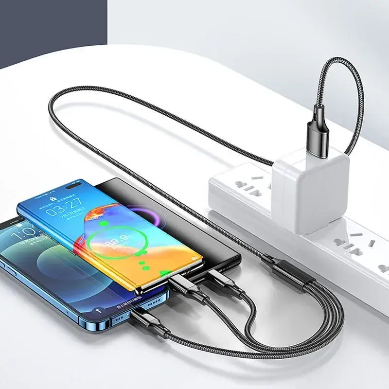 Universal 3-in-1 Fast Charging Cable for iPhone & Android - Image 10