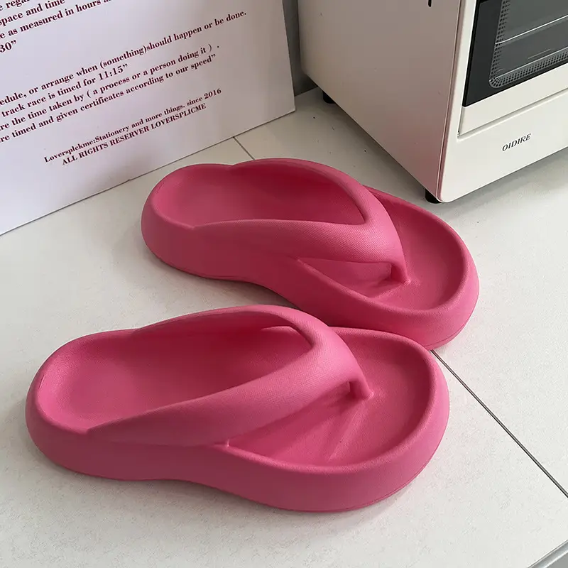 Pink Eva Flip Flops for Women Summer Casual Comfortable