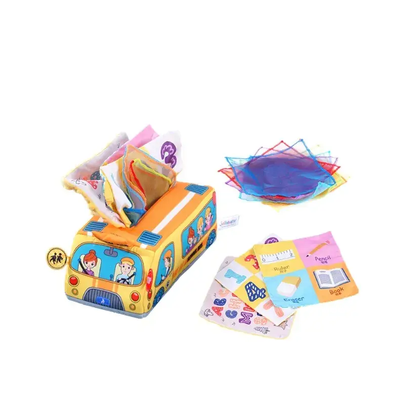 Jollybaby Tissue Box Pumping Toy for 3M Old Baby - Image 8