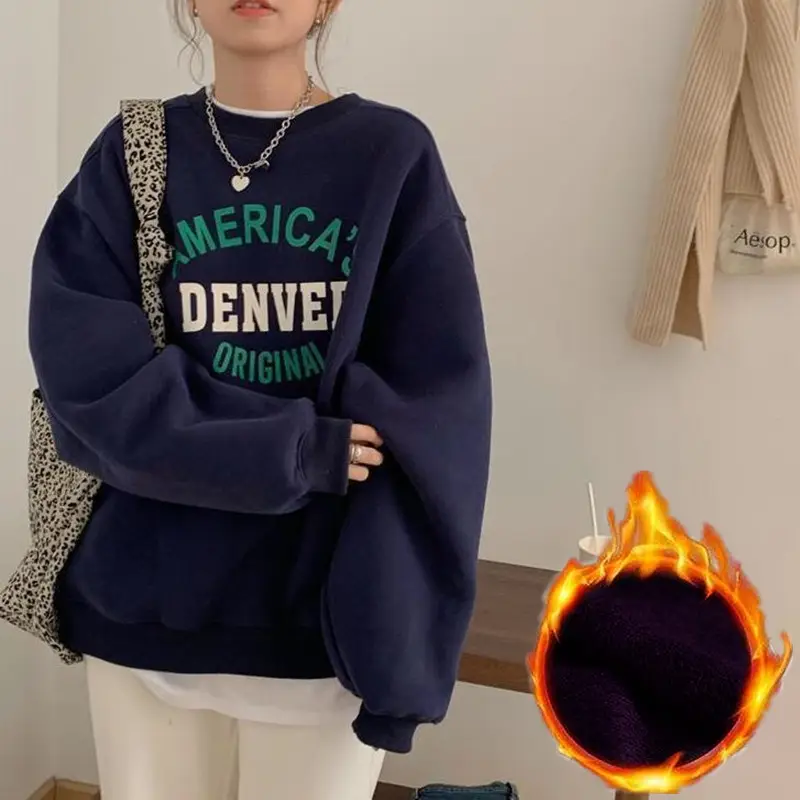 Women Round Neck Sweatshirt Denver Original Print - Image 4