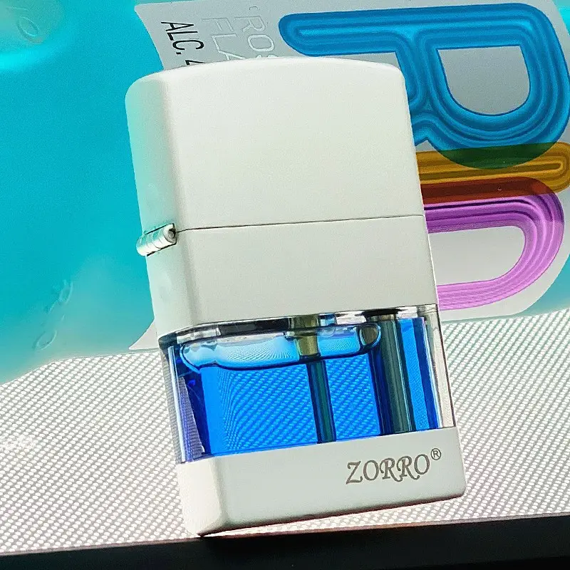 Zorro Transparent Oil Tank Kerosene Lighter 30ml - Image 2