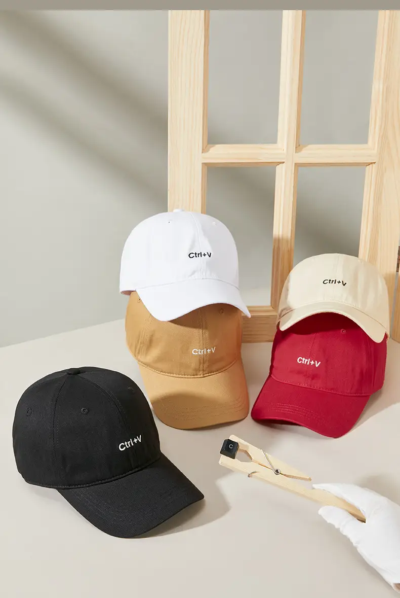 Men Pure Cotton Letter Embroidered Baseball Cap — feature 10