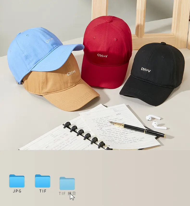 Men Pure Cotton Letter Embroidered Baseball Cap — feature 15
