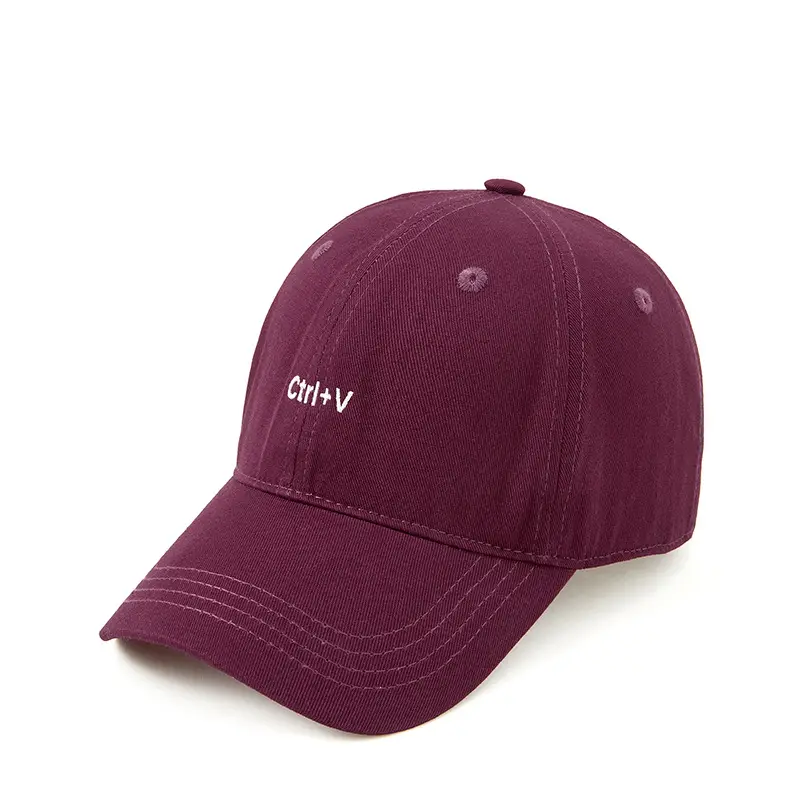 Men Pure Cotton Letter Embroidered Baseball Cap - Image 3