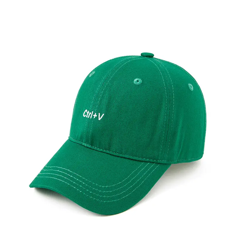 Men Pure Cotton Letter Embroidered Baseball Cap - Image 4