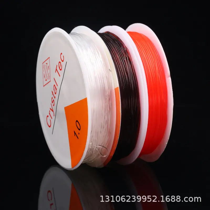 Red Elastic String for DIY Jewelry, 10cm, 07mm Diameter - Image 22