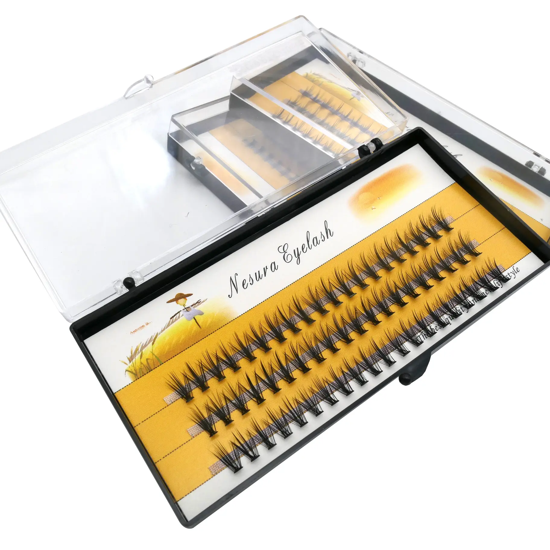 12mm Curl Eyelashes Cross Border Grafting Set
