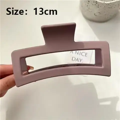 13cm Oversized White Hair Clip for Girls