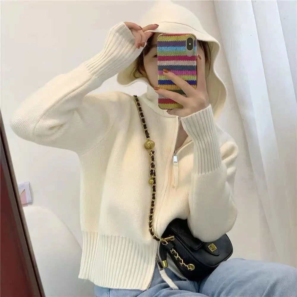 Blue Knit Short Cardigan for Women 2025 - Image 8