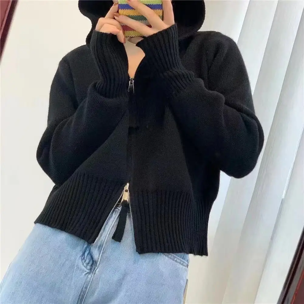 Blue Knit Short Cardigan for Women 2025 - Image 3