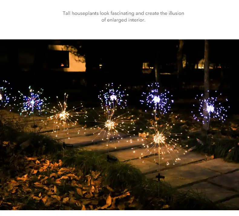 Solar LED Floor Lamp Outdoor Garden Decor — feature 14