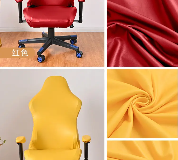 Black Waterproof Anti-Scratch Stretch Chair Cover — feature 16