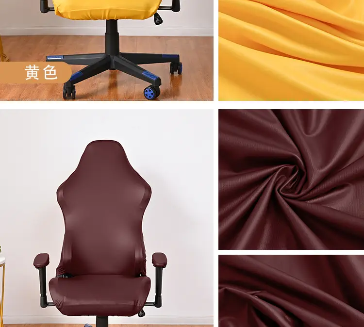 Black Waterproof Anti-Scratch Stretch Chair Cover — feature 17