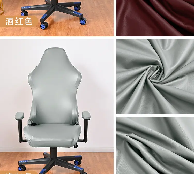 Black Waterproof Anti-Scratch Stretch Chair Cover — feature 18