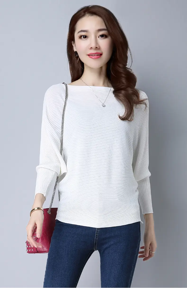 Purple Loose Knit Sweater for Women 2025 Spring Autumn — feature 23