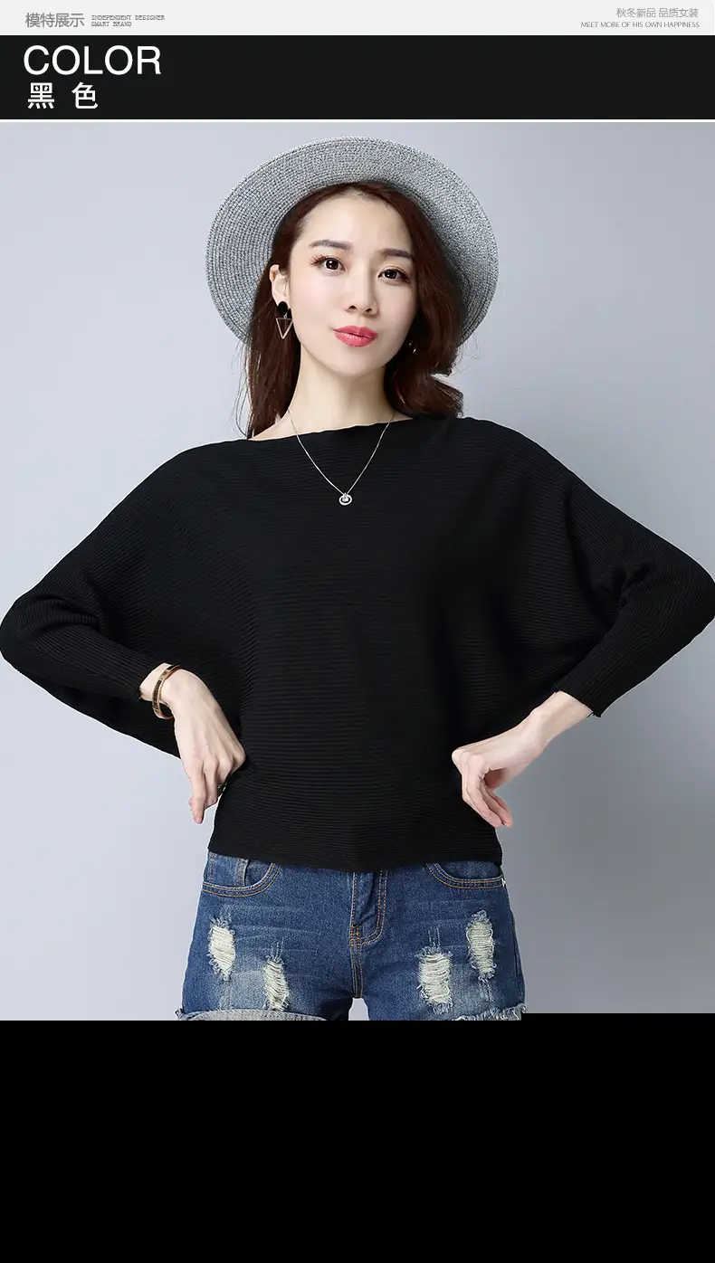 Purple Loose Knit Sweater for Women 2025 Spring Autumn — feature 24