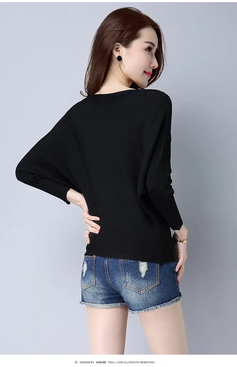 Purple Loose Knit Sweater for Women 2025 Spring Autumn — feature 26