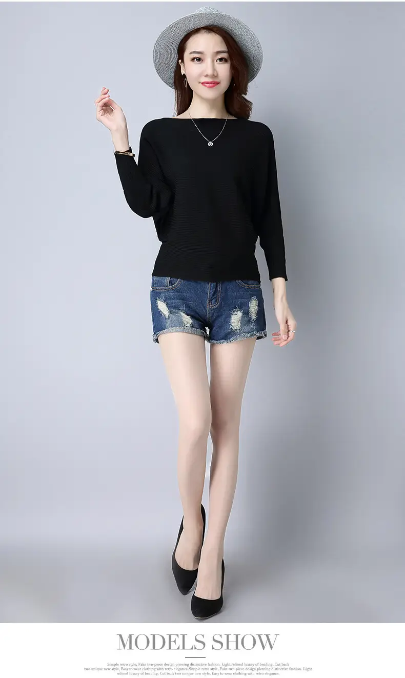 Purple Loose Knit Sweater for Women 2025 Spring Autumn — feature 27