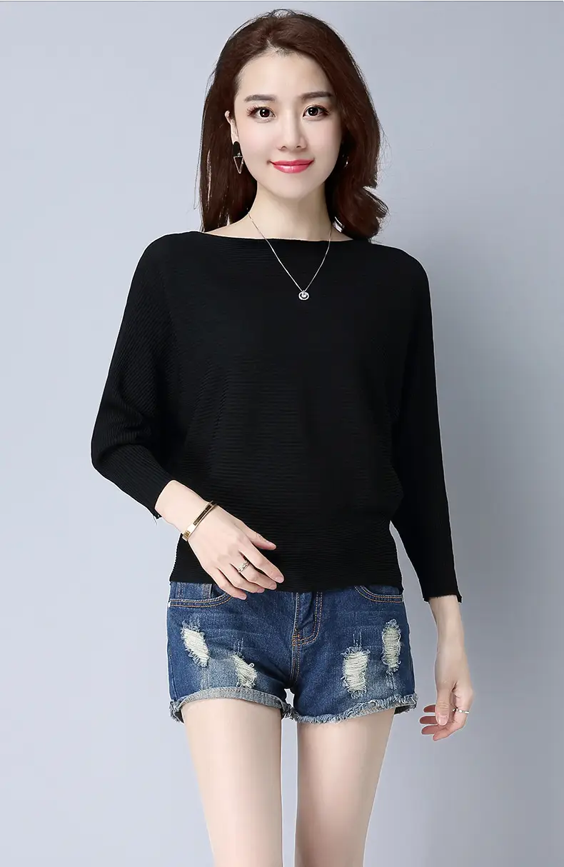 Purple Loose Knit Sweater for Women 2025 Spring Autumn — feature 28