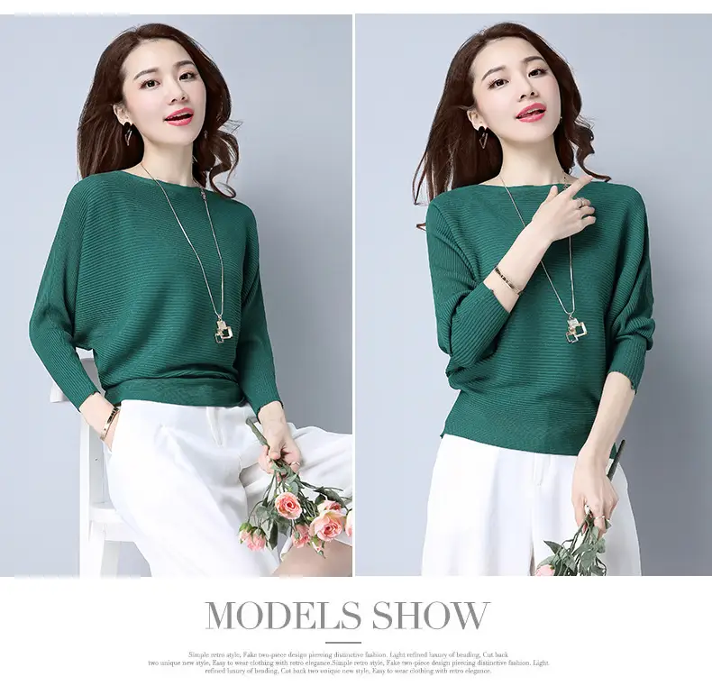 Purple Loose Knit Sweater for Women 2025 Spring Autumn — feature 30