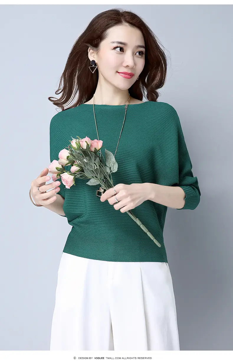 Purple Loose Knit Sweater for Women 2025 Spring Autumn — feature 31
