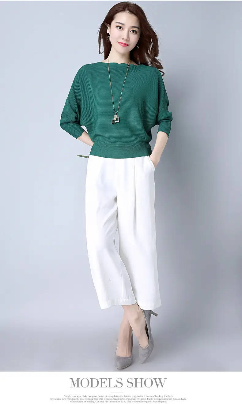 Purple Loose Knit Sweater for Women 2025 Spring Autumn — feature 32