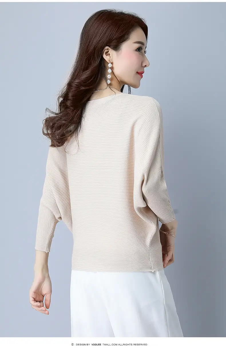 Purple Loose Knit Sweater for Women 2025 Spring Autumn — feature 41