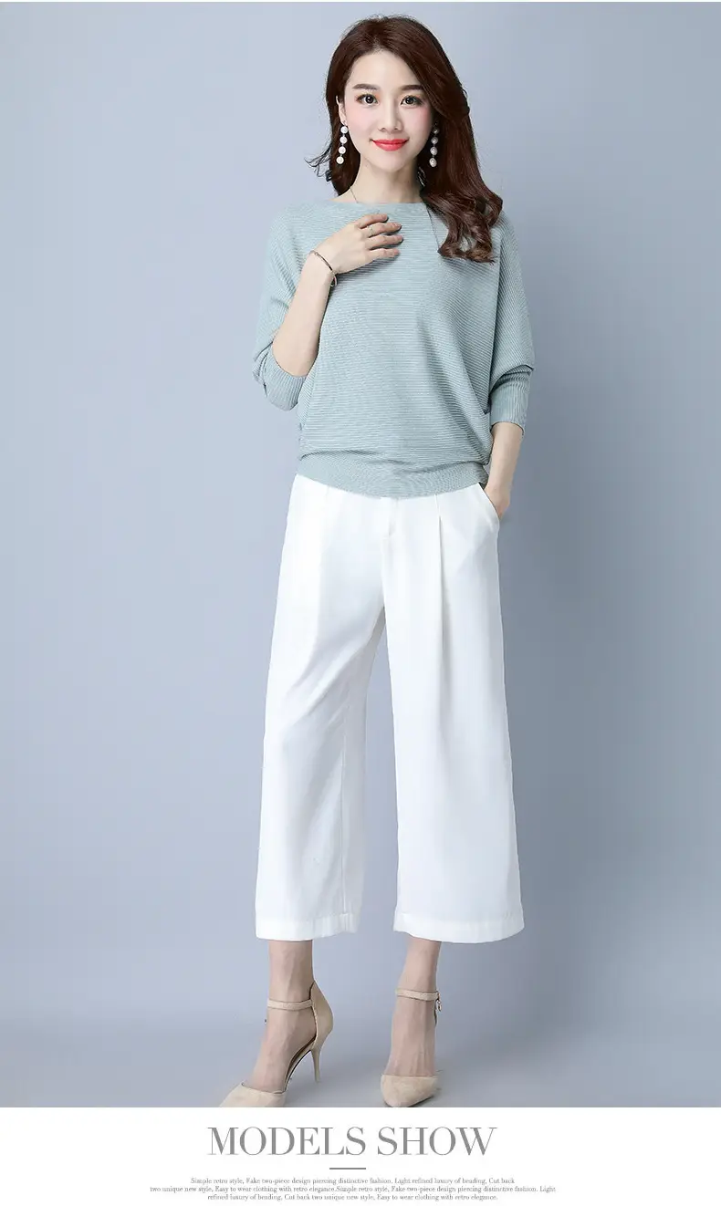 Purple Loose Knit Sweater for Women 2025 Spring Autumn — feature 47