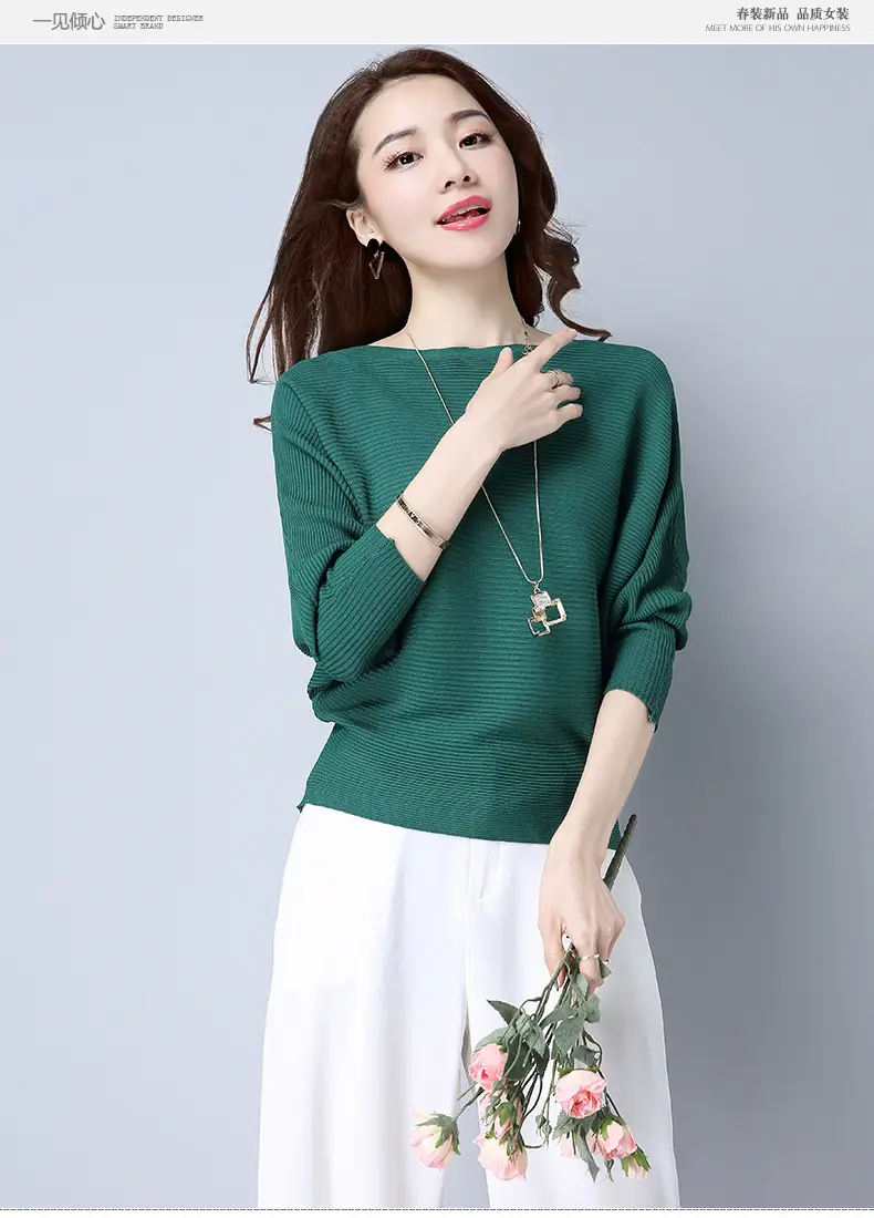 Purple Loose Knit Sweater for Women 2025 Spring Autumn — feature 6
