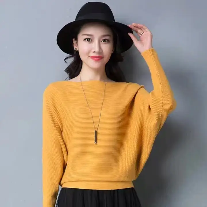 Purple Loose Knit Sweater for Women 2025 Spring Autumn - Image 10