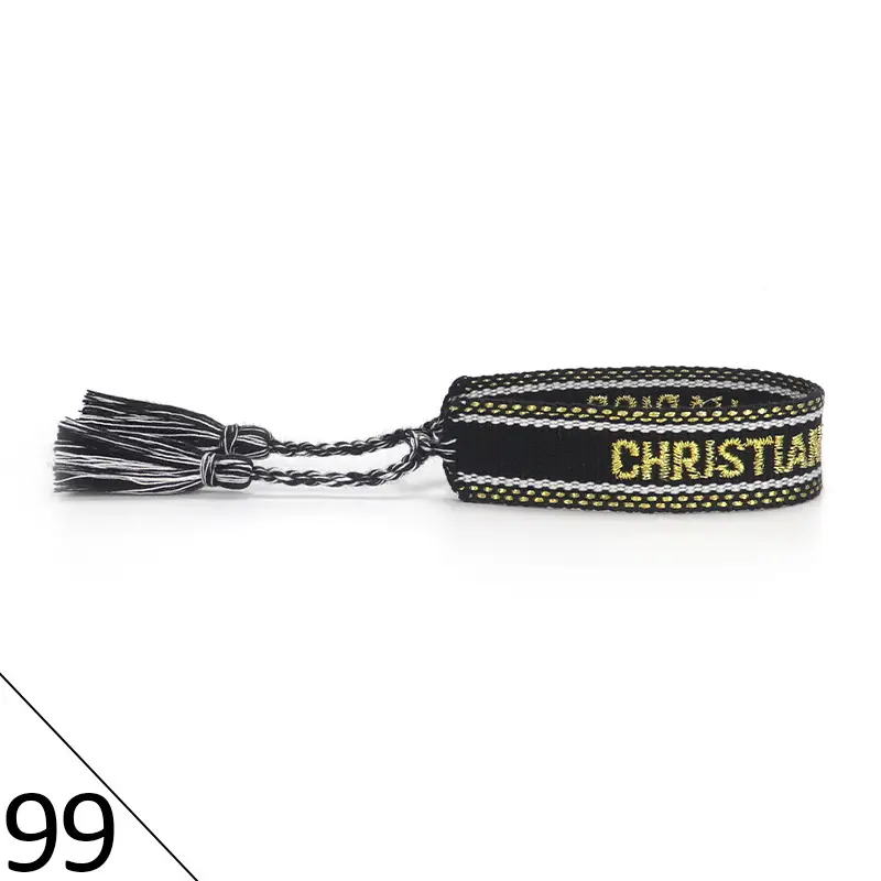 Hand-Rope Embroidered Bracelet with Tassel for Men - Image 99