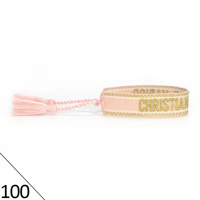 Hand-Rope Embroidered Bracelet with Tassel for Men - Image 100