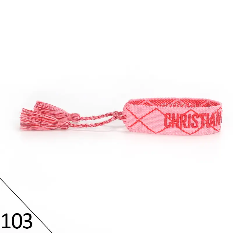 Hand-Rope Embroidered Bracelet with Tassel for Men - Image 103