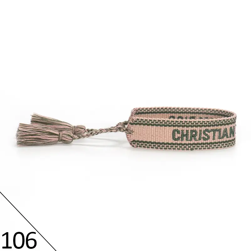 Hand-Rope Embroidered Bracelet with Tassel for Men - Image 106