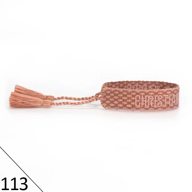Hand-Rope Embroidered Bracelet with Tassel for Men - Image 113