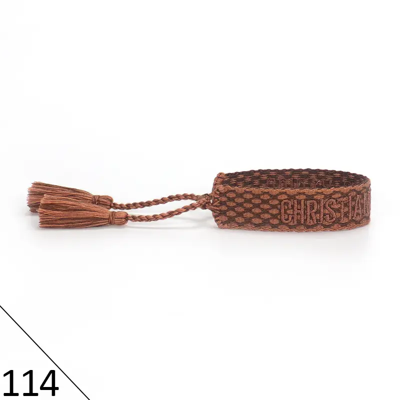 Hand-Rope Embroidered Bracelet with Tassel for Men - Image 114