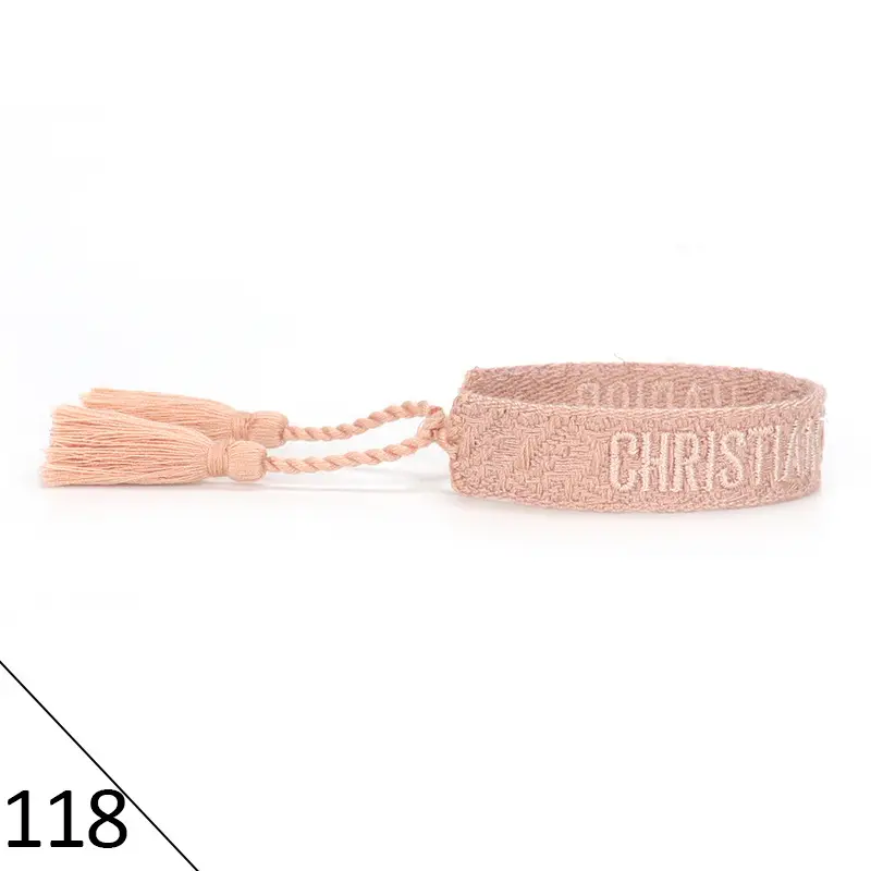Hand-Rope Embroidered Bracelet with Tassel for Men - Image 118