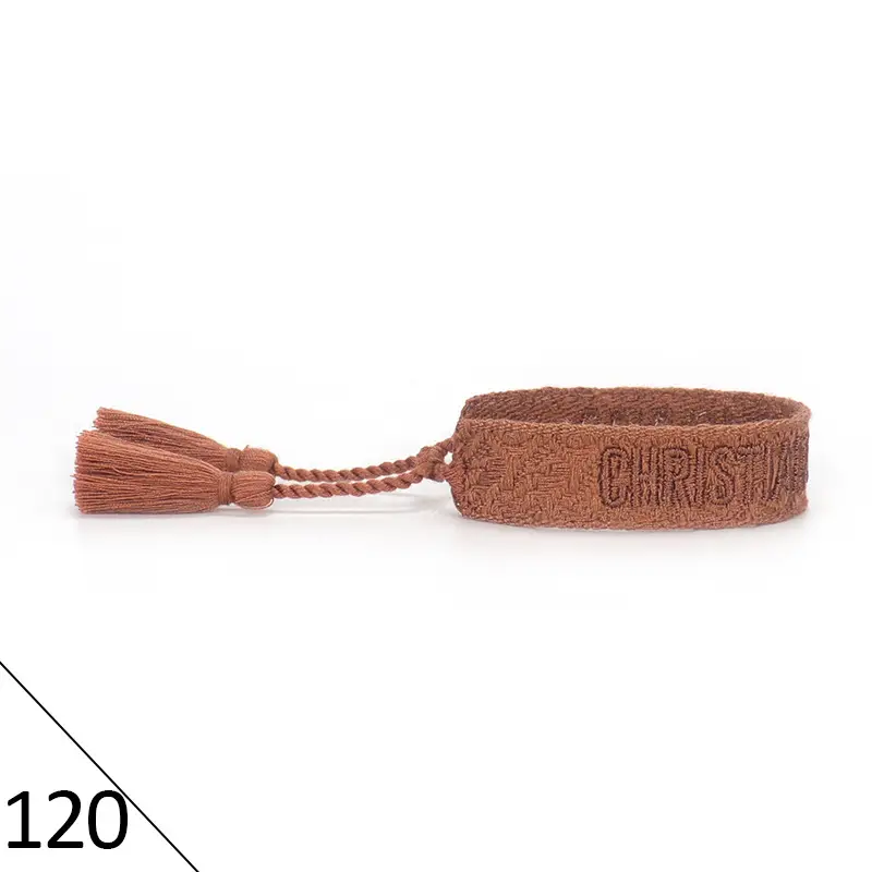 Hand-Rope Embroidered Bracelet with Tassel for Men - Image 120