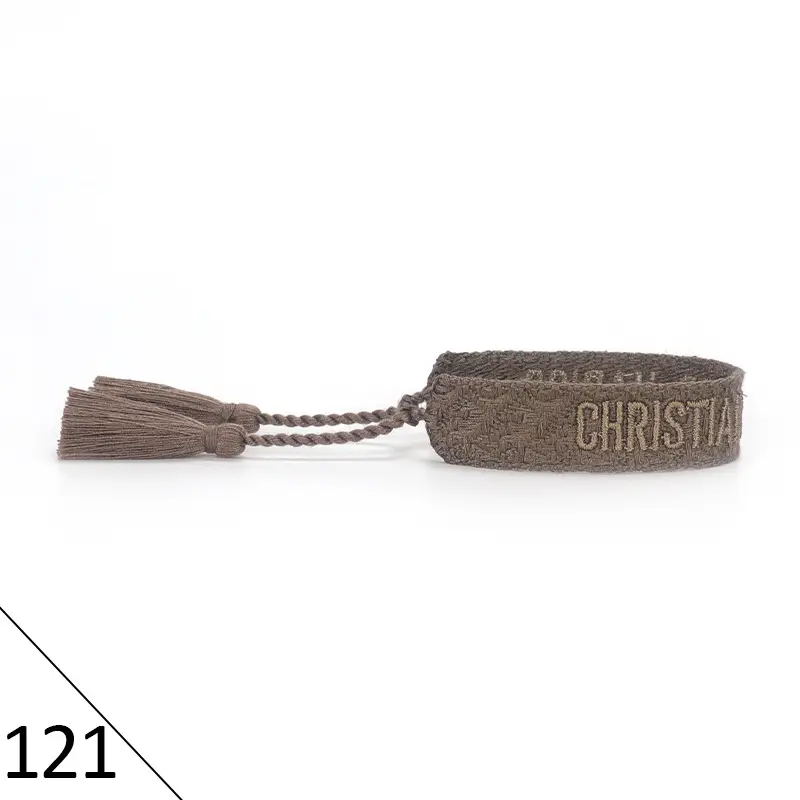 Hand-Rope Embroidered Bracelet with Tassel for Men - Image 121