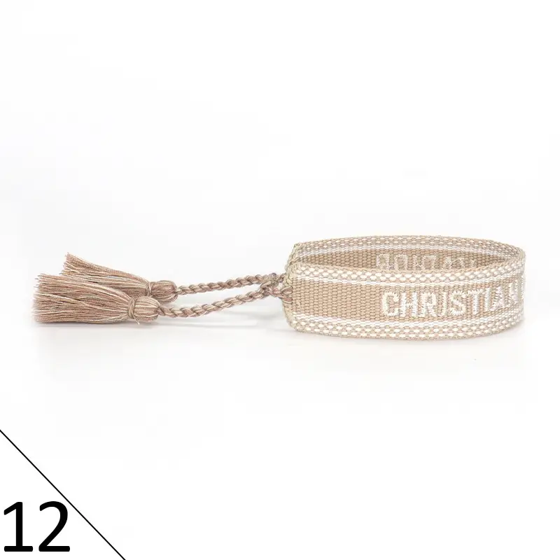 Hand-Rope Embroidered Bracelet with Tassel for Men - Image 13