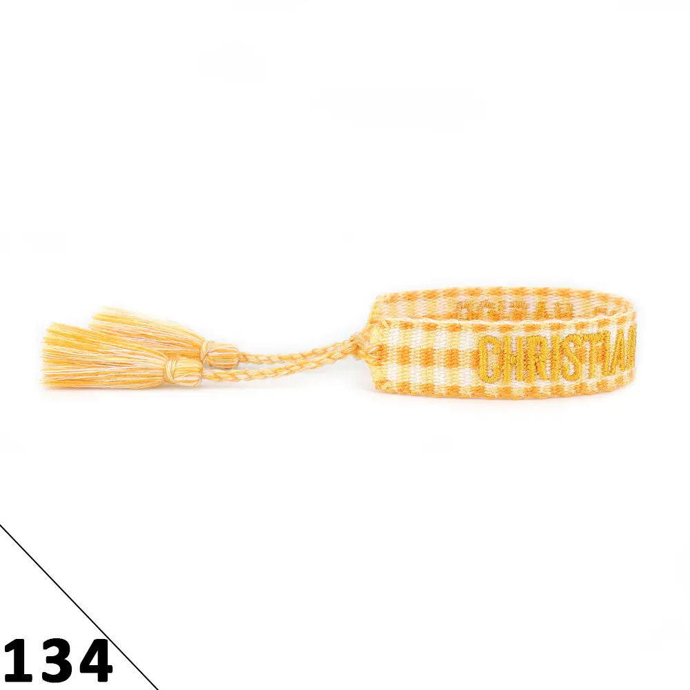Hand-Rope Embroidered Bracelet with Tassel for Men - Image 134