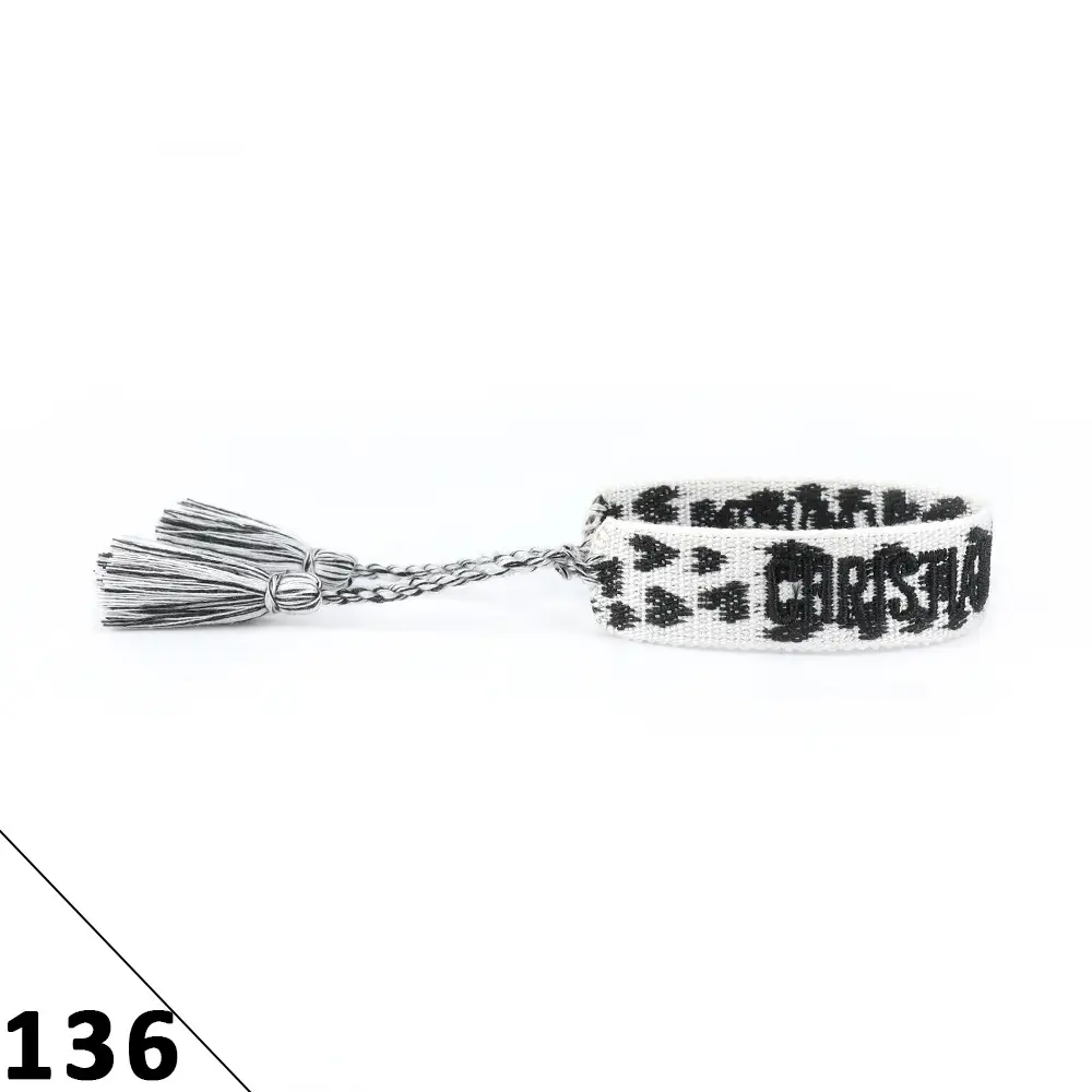 Hand-Rope Embroidered Bracelet with Tassel for Men - Image 136