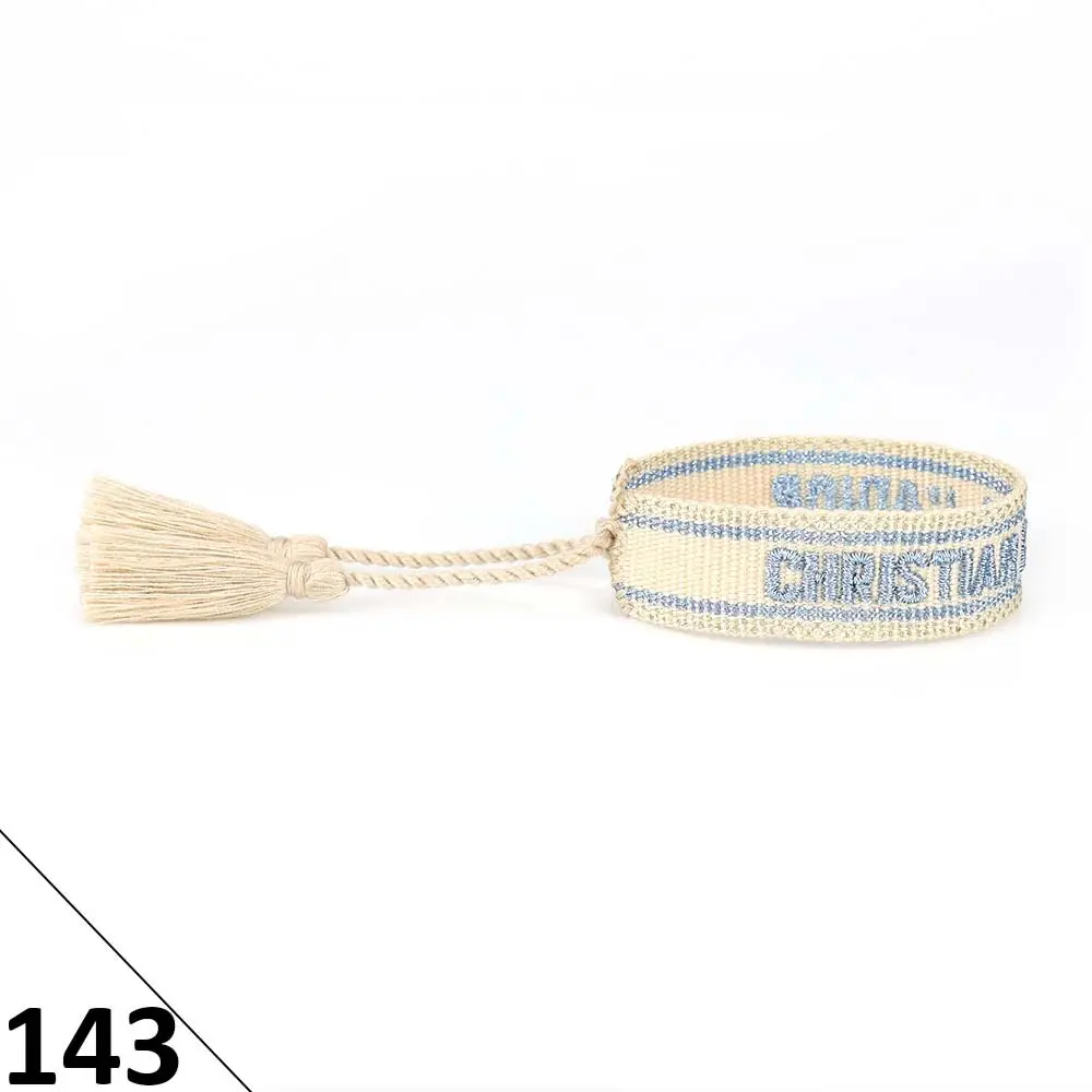 Hand-Rope Embroidered Bracelet with Tassel for Men - Image 143