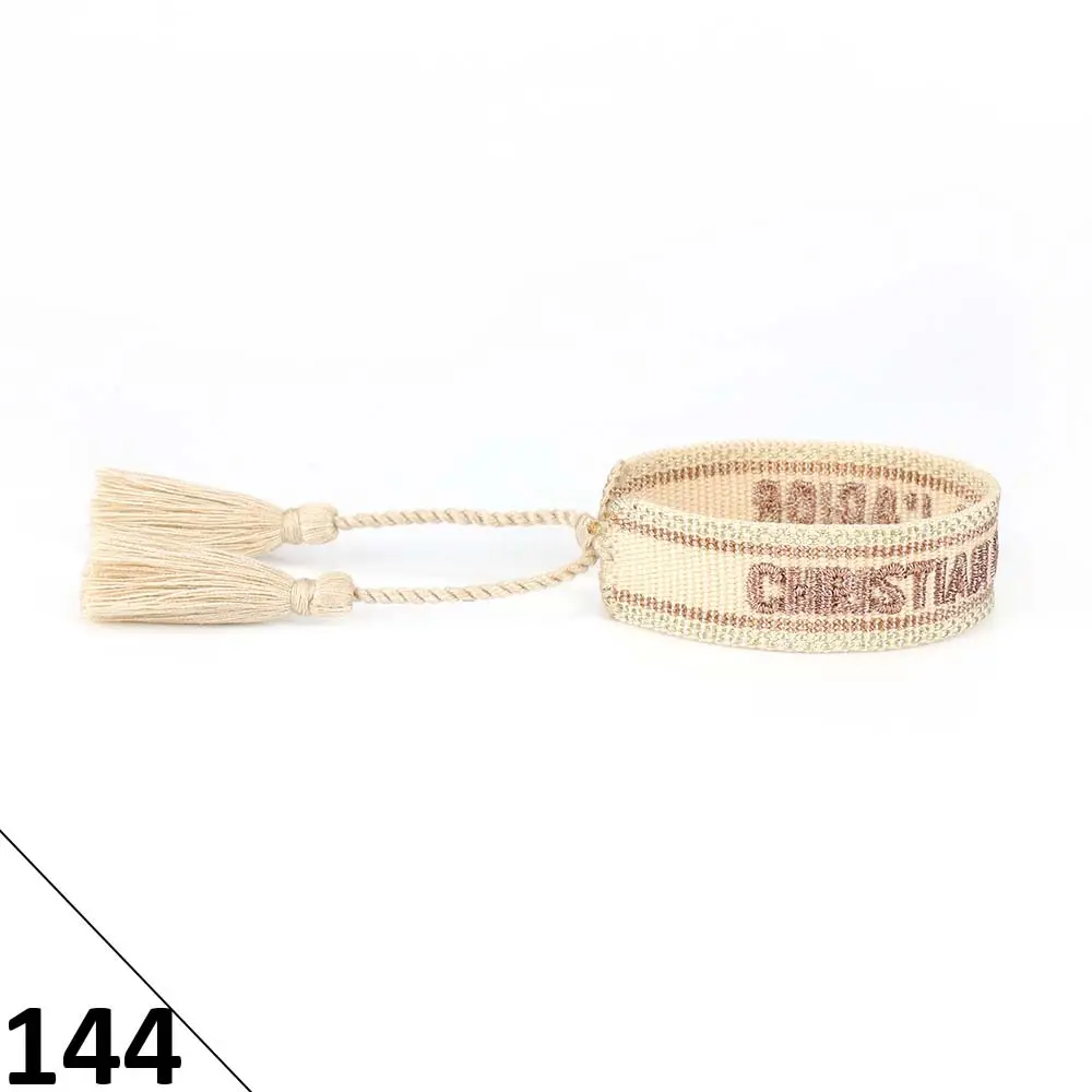 Hand-Rope Embroidered Bracelet with Tassel for Men - Image 144