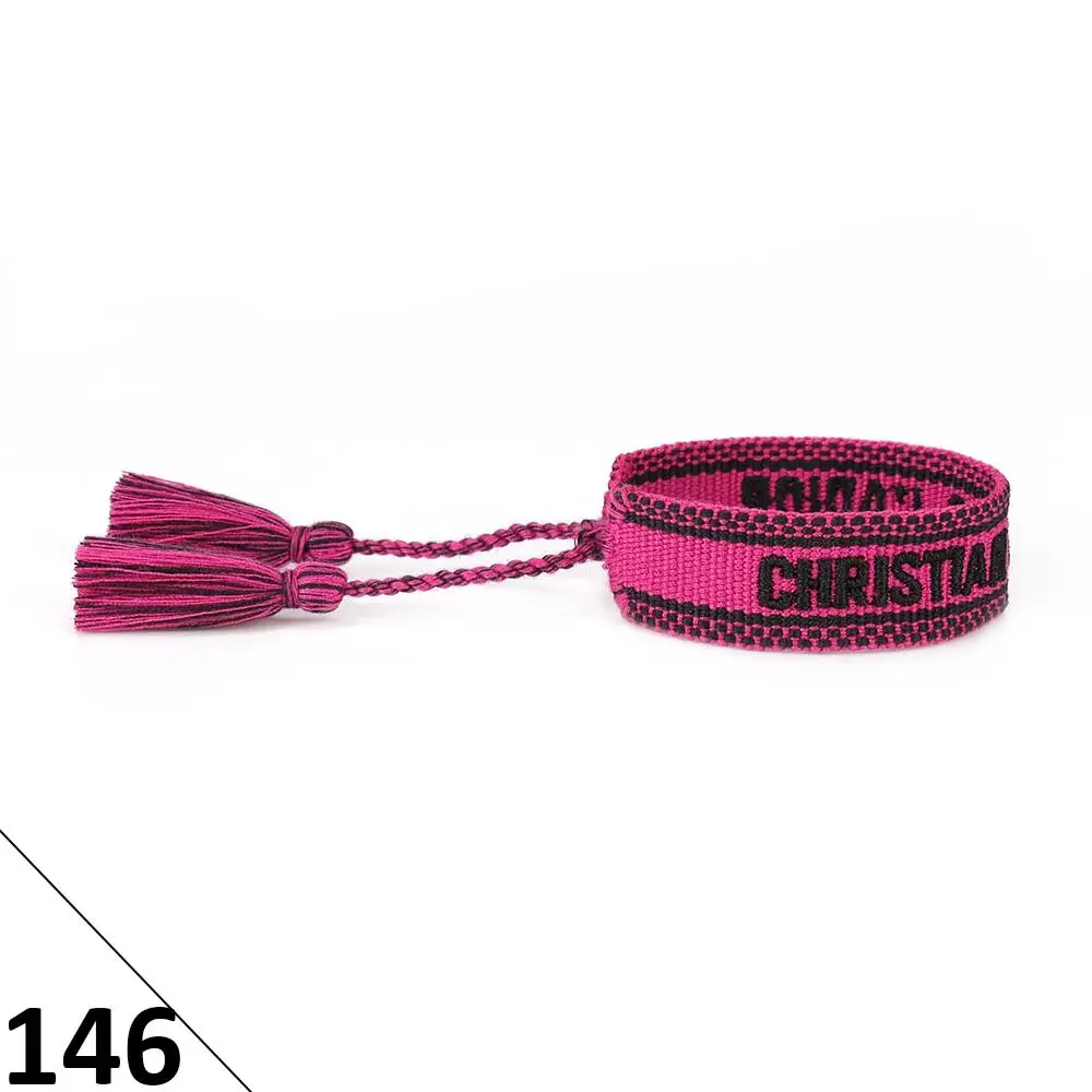 Hand-Rope Embroidered Bracelet with Tassel for Men - Image 146