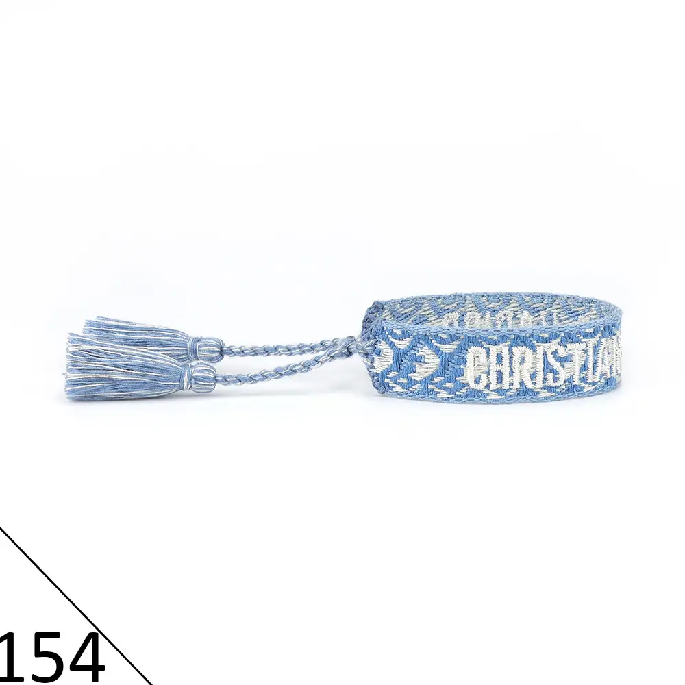 Hand-Rope Embroidered Bracelet with Tassel for Men - Image 154