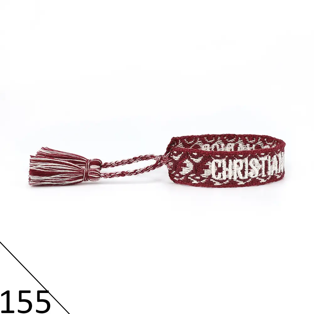 Hand-Rope Embroidered Bracelet with Tassel for Men - Image 155