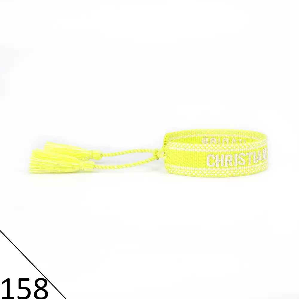 Hand-Rope Embroidered Bracelet with Tassel for Men - Image 158